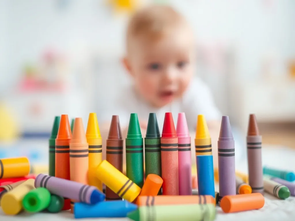 Kredki dla niemowlaka: jak wybrać bezpieczne i zdrowe opcje?
