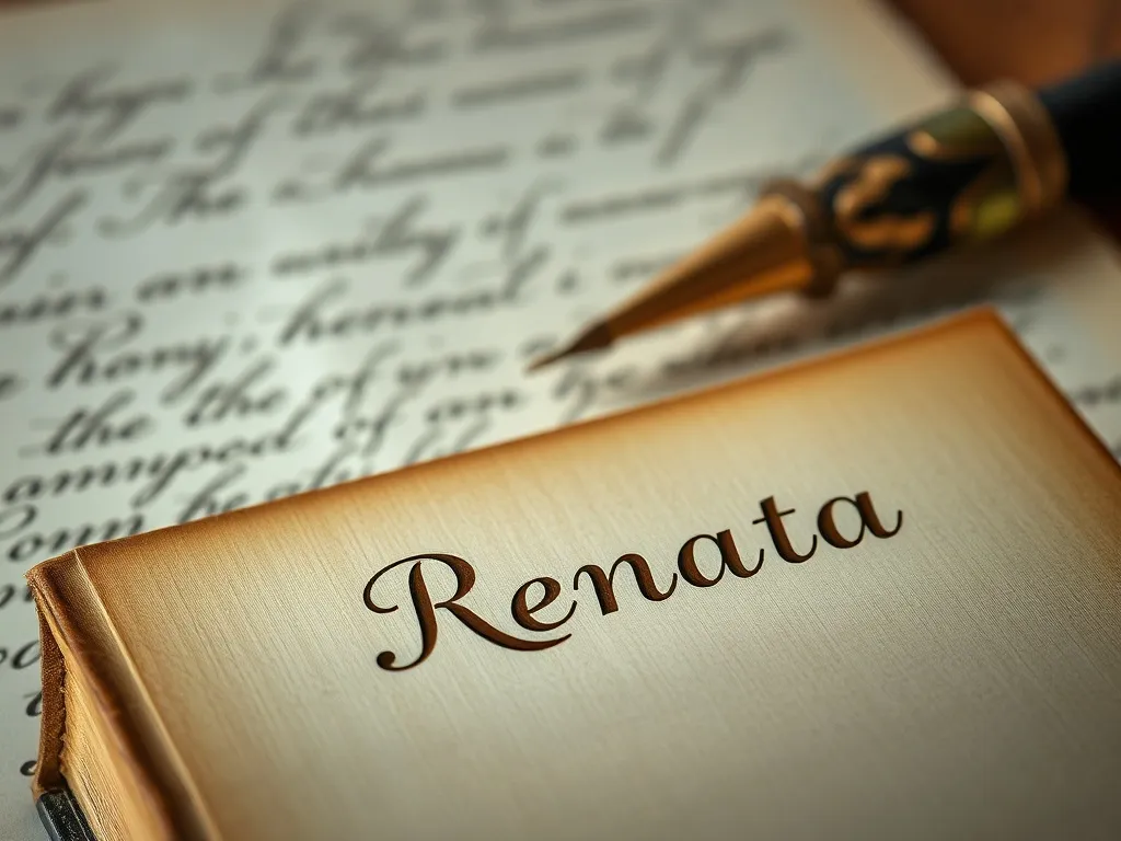 Znaczenie imienia Renata: odkryj tajemnice i historię tego imienia