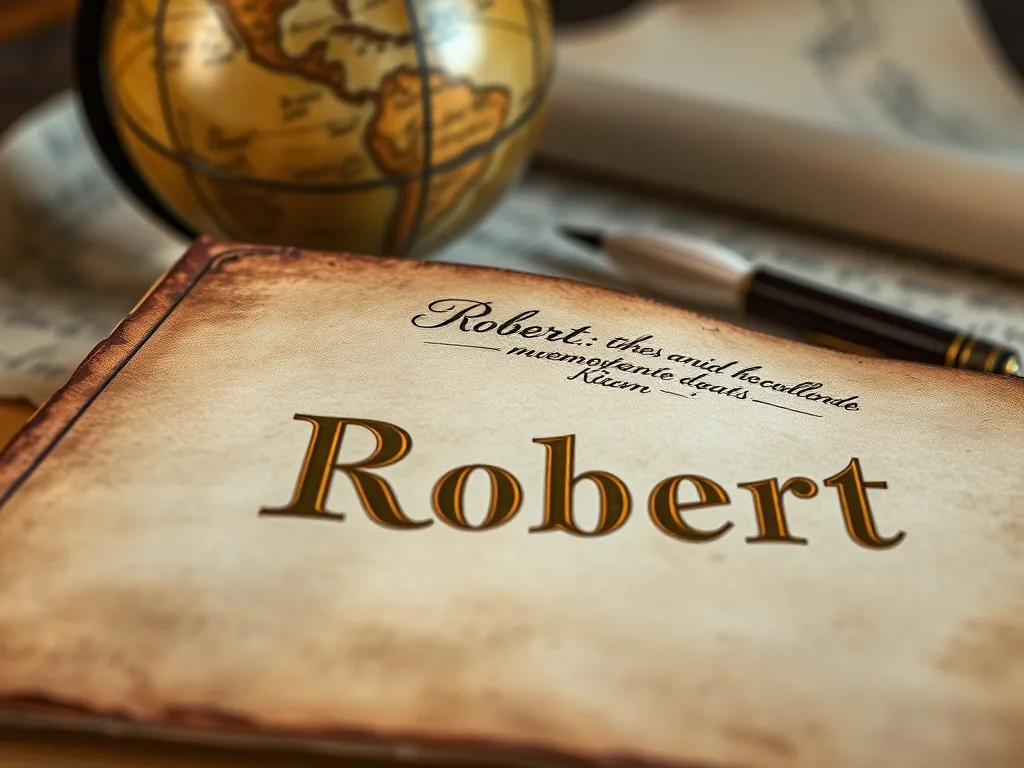 Znaczenie imienia Robert: odkryj jego tajemnice i historię