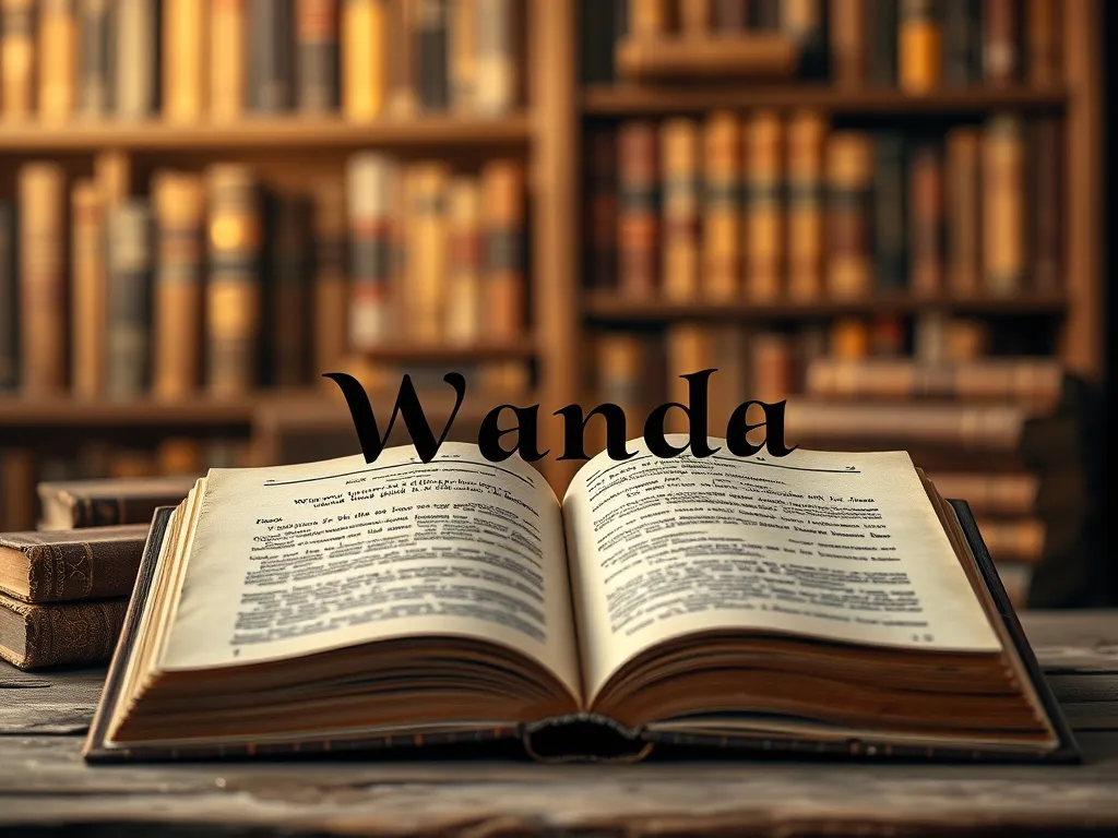 Wanda: znaczenie imienia i jego historia w kulturze